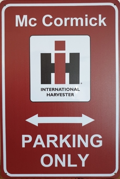 Mc Cormick Parking Only reclamebord metaal reclamebord