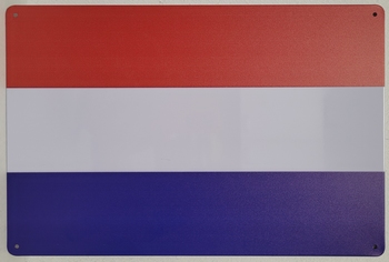 Nederland reclamebord van metaal