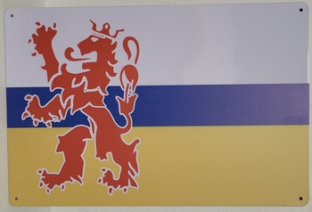Limburg provincie metalen wandbord