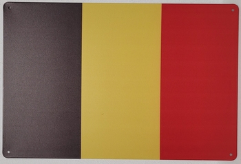 België metalen wandbord
