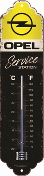 Opel service station metalen thermometer