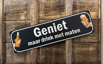 Geniet met maten cafebord