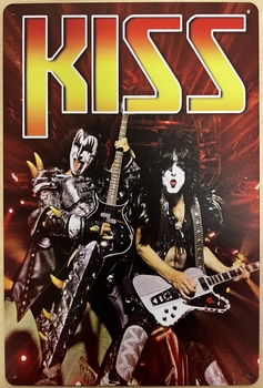 Kiss Kleur reclamebord van metaal