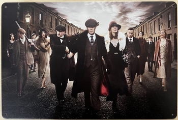 Peaky Blinders Familie straat wandbordvan metaal