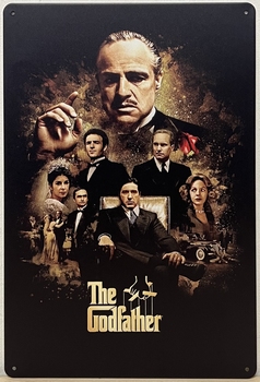 The Godfather 50 Years collage metaal