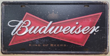 Budweiser bier License plate