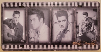 Elvis Prsley filmstrip License plate