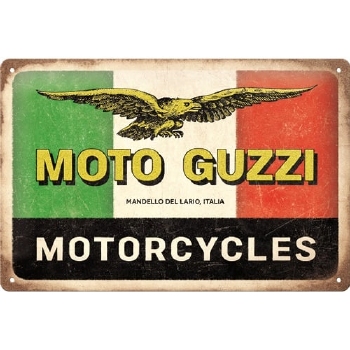 Moto Guzzi motorcycles italia relief wandbord