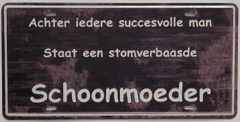 Succesvolle man stomverbaasde schoonmoeder
