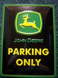John Deere Parking only relief metaal