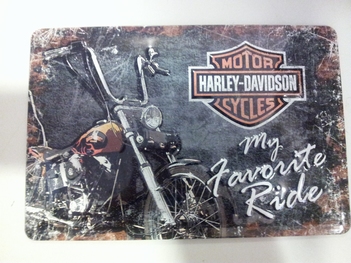 Harley Davidson favorite ride relief metaal