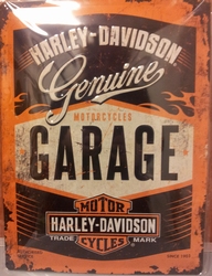 Harley Davidson Genuine garage reliëf
