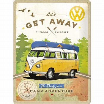 VW Volkswagen get away camp adventure reliëf reclameb