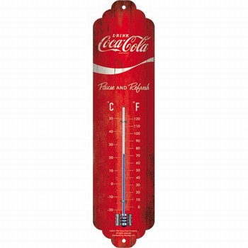 Thermeter Coca cola rood pause and refresh