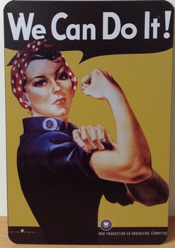 We can do it reclamebord metaal