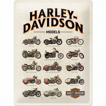 Harley davidson Models relief wandbord