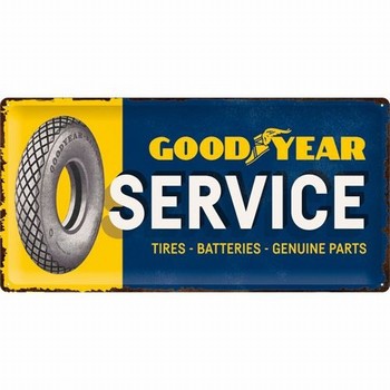 Goodyear service metalen wandbord relief