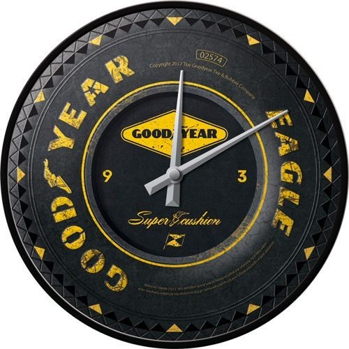 Goodyear wiel wandklok