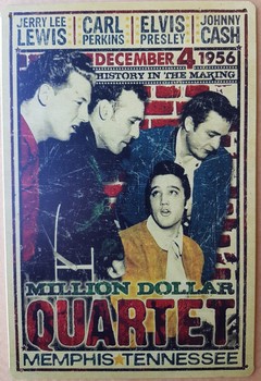 Million Dollar quartet Elvis Lewis Perkins Cash reclam