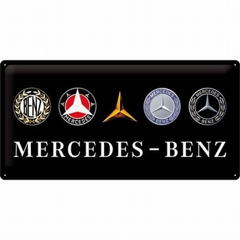 mercedes benz revolution logo's relief reclamebord