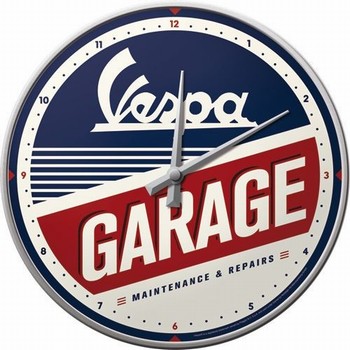 Vespa Garage wandklok