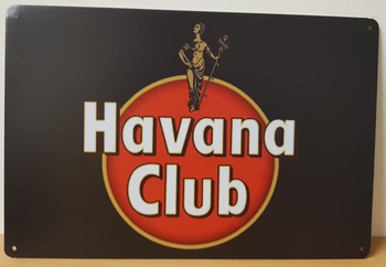 Havana club logo metalen reclamebord